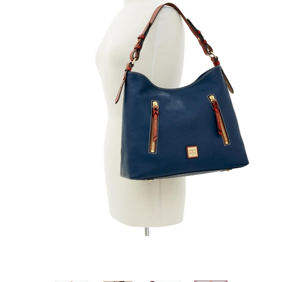Dooney & Bourke Handbags - DOONEY BOURKE PEBBLED LEATHER COOPER HOBO